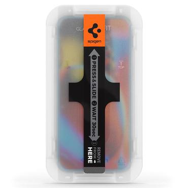 Spigen AGL03385 Skærm og -bagsidebeskytter til mobiltelefon Klar skærmbeskytter Apple 2 stk