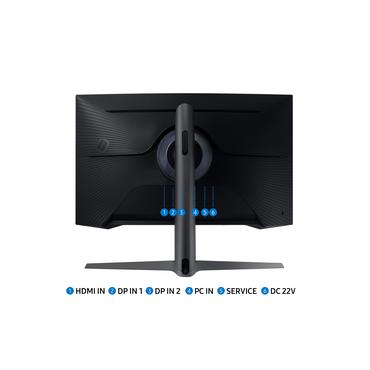 Samsung Odyssey G7 C27G75TQSP skærm - LED baglys - 27" - AMD FreeSync Premium Pro, NVIDIA G-SYNC Compatible - VA - 1ms