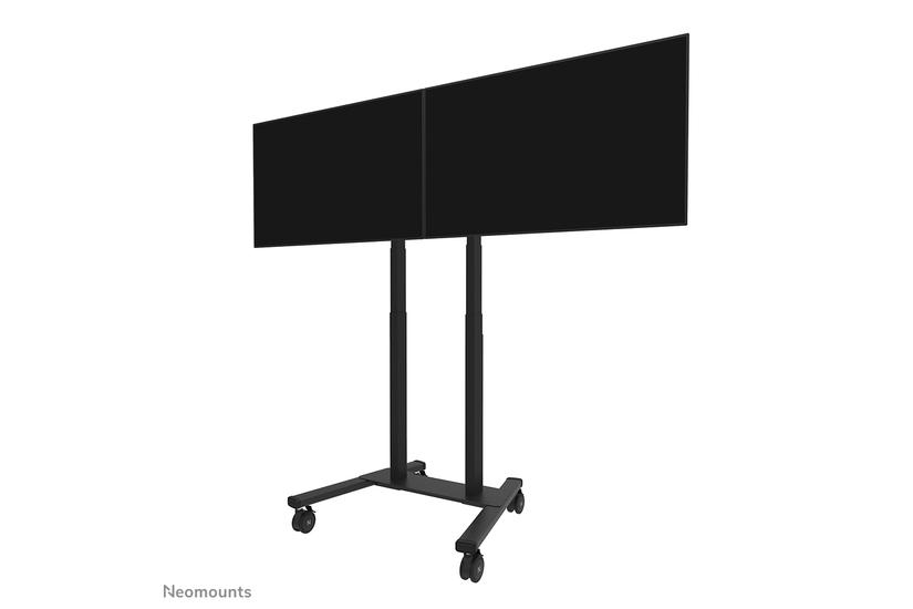 Neomounts ADM-875BL2 monteringskomponent - mikrojustering - f&ouml;r 2 LCD/plasmapaneler - svart