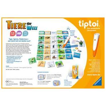 Ravensburger tiptoi 00171 brætspil Kortspil Indlæring