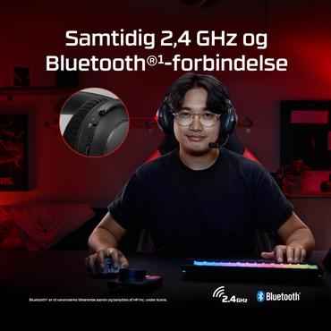 HyperX Cloud Alpha 2 &ndash; tr&aring;dl&oslash;st gamingheadset
