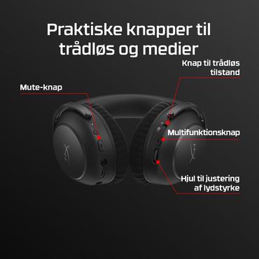 HyperX Cloud Alpha 2 &ndash; tr&aring;dl&oslash;st gamingheadset