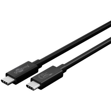 Sync & Charge USB-C™ Cable, USB4™ Gen 3x2, 240 W, 0.7 m