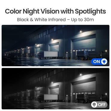 Reolink Övervakningskamera - 3840 x 2160 pixlar - IP67 - 30 m - Utomhus - Kupol-formad