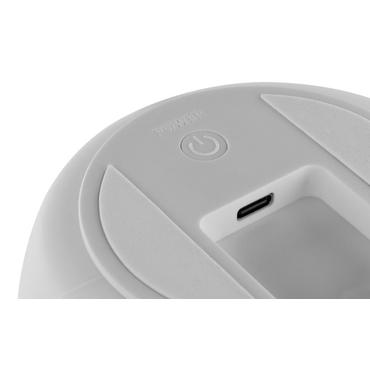 ANSMANN Nachtlicht Hamster, weiß Silikon, LED-Technologie