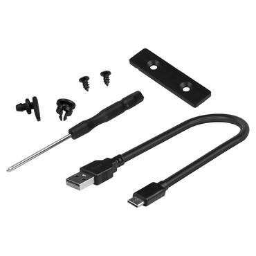 Savio AK-84 drevkabinet SSD kabinet Sort M.2