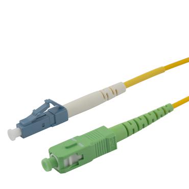 Deltaco LCSC-2-SUA InfiniBand og fiberoptisk kabel 2 m LC SC Gul