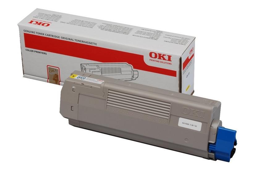 OKI - gul - original - tonerpatron