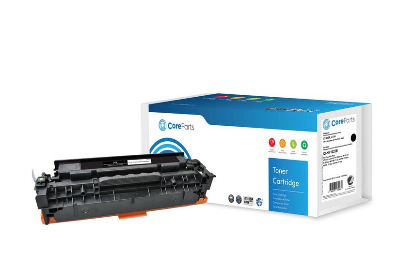 CoreParts - sortera - tonerpatron (alternativ till: HP CF410A)