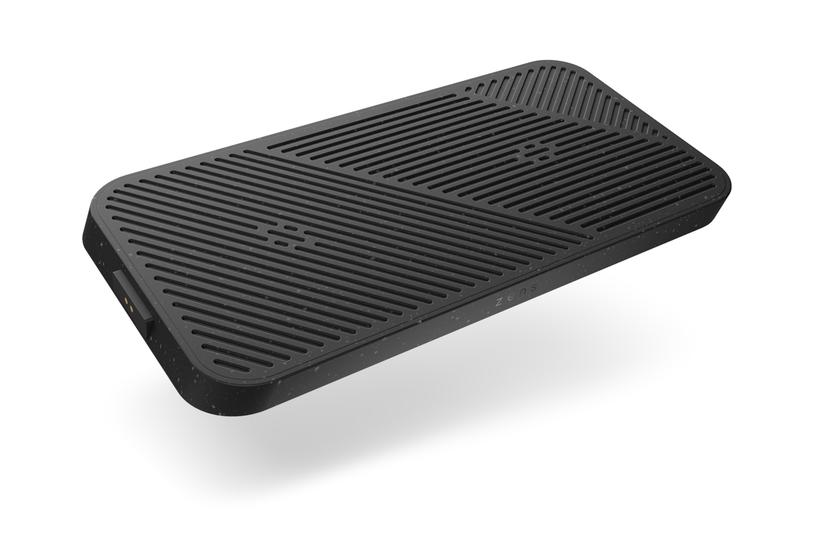 ZENS Modular Dual Wireless Charger Main Station tr&aring;dl&ouml;s laddningsmatta - + v&auml;xelstr&ouml;msadapter - 30 Watt
