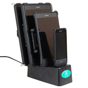 RAM Mounts RAM-GDS-DOCK-4G1PU oplader til mobil enhed Smartphone, Tablet Sort Vekselstrøm Indendørs