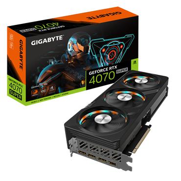Gigabyte GeForce RTX 4070 SUPER GAMING OC 12G Grafikkort - 12GB GDDR6X