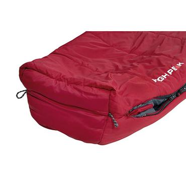 High Peak Hyperion 1M Mumietaske Nylon Gr&aring;, R&oslash;d