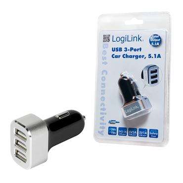 LogiLink USB Universal Charger bilstrømsadapter - USB