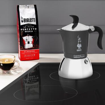 Bialetti Fiammetta Induction Moka gryde 0,13 L Grå, Sølv