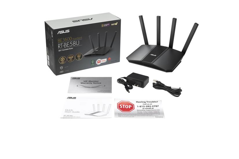 ASUS Router - Wi-Fi 7 (802.11be) - 5x LAN