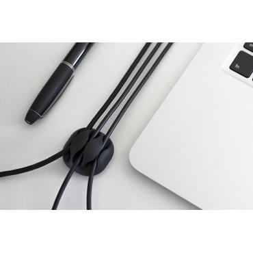 Desire2 My Space Skrivebord Kabelklemme Sort 10 stk