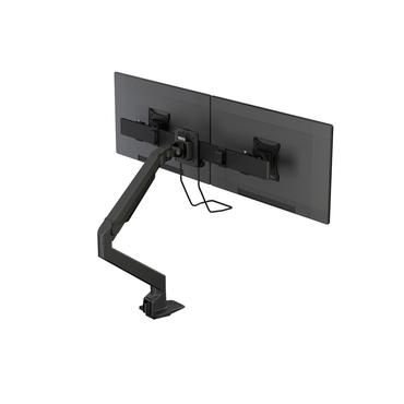 Multibrackets M VESA Gas Lift Arm Single w. Duo Crossbar monteringssats - för 2 LCD-bildskärmar - svart