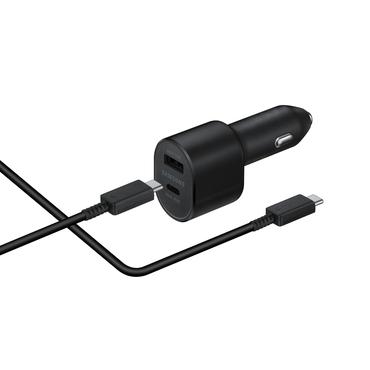 Samsung Dual Car Charger EP-L5300 bilstrømsadapter - USB, 24 pin USB-C - 45 Watt