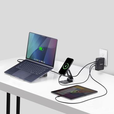 StarTech.com 140W USB-C Wall Charger, USB-C/USB-A, PD GaN Power Adapter str&ouml;madapter - GaN-teknik - USB, 3 x USB-C - 140 Watt