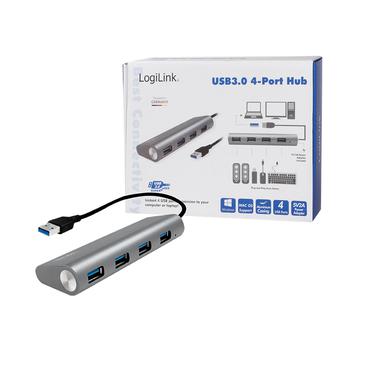 LogiLink USB 3.0 4-Port Hub - hub - 4 porte