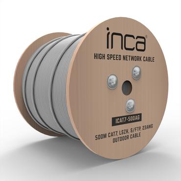 Inca ICAT7-500AG netværkskabel Grå 500 m Cat7 S/FTP (S-STP)