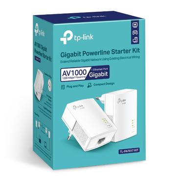 TP-Link TL-PA7019 KIT V1 Starter Kit Powerline-adaptersæt 1Gbps Kabling