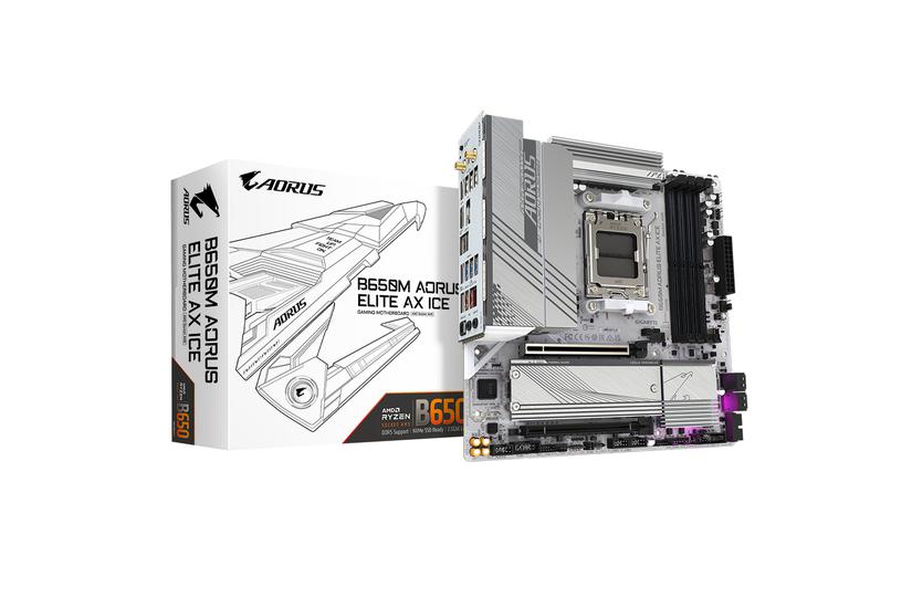 AORUS AM5 B650M AORUS ELITE AXE ICE M-ATX