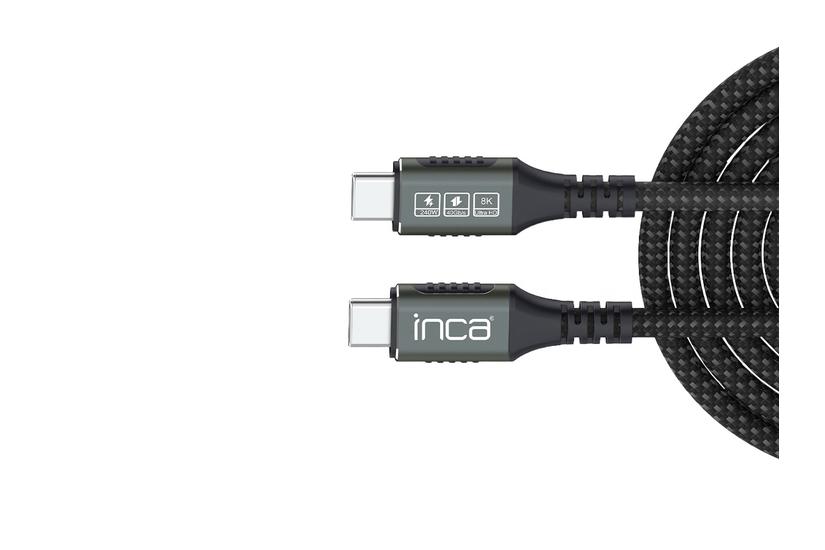 INCA USB-kabel - 0.8 m - USB Type-C - USB Type-C - 4,0