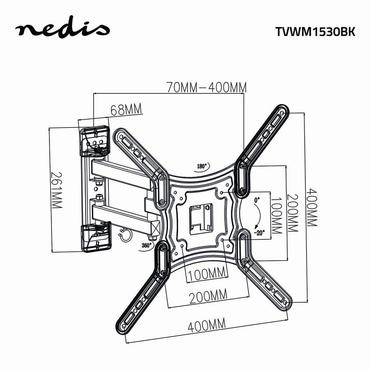 Nedis TVWM1530BK