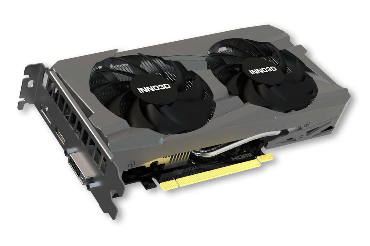 Inno3D GeForce RTX 3050 TWIN X2 Grafikkort - 8GB GDDR6 - NVIDIA RTX 3050 - PCI Express 4.0