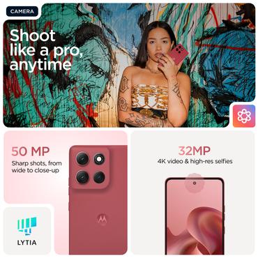 Motorola moto g86 power 5G 16,9 cm (6.67") Dual SIM Android 15 USB Type-C 12 GB 256 GB 6720 mAh Lyserød
