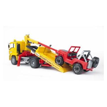 BRUDER MAN TGA Breakdown truck with cross country vehicle