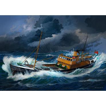 Revell North Sea Trawler Model af fiskerfartøj Monteringssæt 1:142
