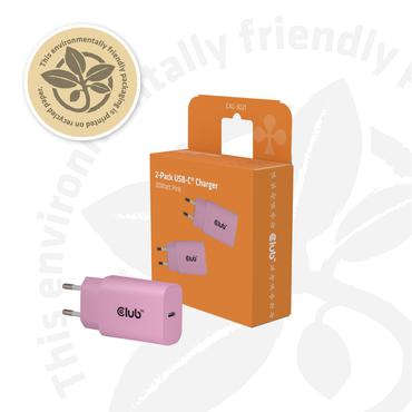 2-Pack USB-C&reg; Charger 30Watt Pink