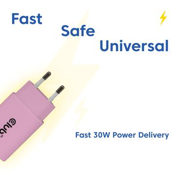2-Pack USB-C&reg; Charger 30Watt Pink