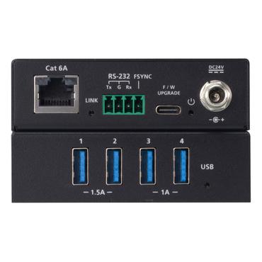 ATEN UCE33100 netv&aelig;rk forl&aelig;nger Netv&aelig;rkssender & -modtager Sort