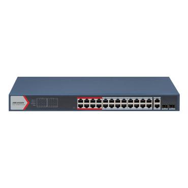 Hikvision | DS-3E1326P-EI(B) | Smart Managed | 2x Port | 1Gbit/s | 370W PoE