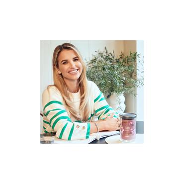 Yankee Candle Signature vokslys Cylinder Frugtagtig, Orkide Lilla 1 stk