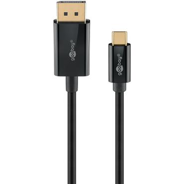 Goobay DisplayPort-kabel - 2 m - USB Type-C - DisplayPort - 1.2 - 3840 x 2160 pixlar