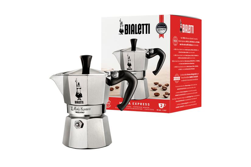 Bialetti Moka Express Moka gryde Aluminium, Sort
