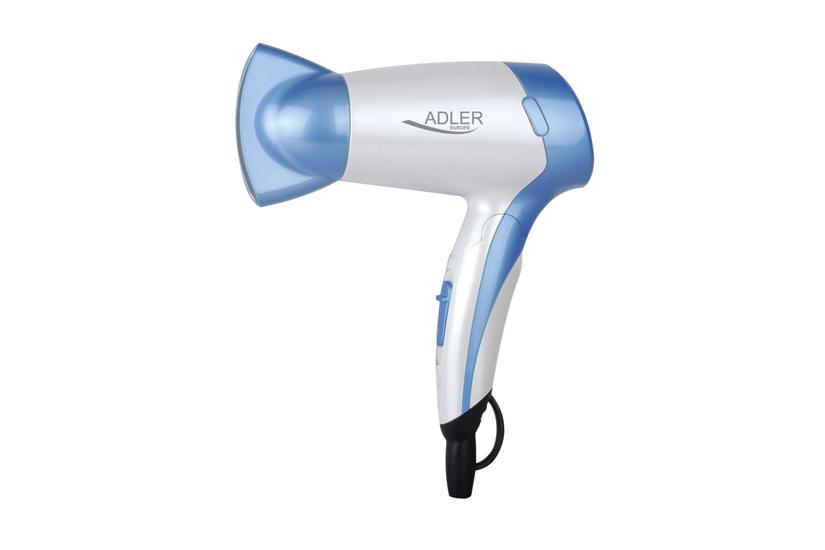 Adler AD 2222 hårtørrer 1200 W Blå, Hvid