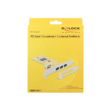 DeLock PCI Card > 3 x external + 1 x internal FireWire A