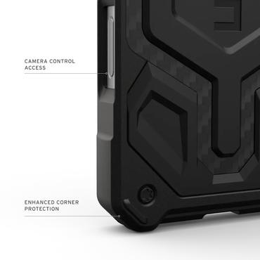 Urban Armor Gear Monarch Pro mobiltelefon etui 16 cm (6.3") Cover Sort, Kulfiber