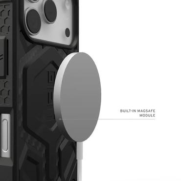 Urban Armor Gear Monarch Pro mobiltelefon etui 16 cm (6.3") Cover Sort, Kulfiber