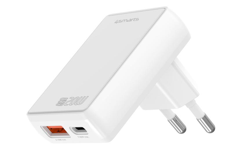 4smarts 546020 oplader til mobil enhed Universel Hvid Vekselstr&oslash;m Hurtig opladning Indend&oslash;rs