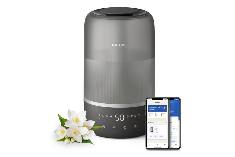 Philips Series 1000 HU1510 Luftfugter På bord Grå