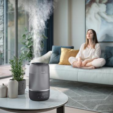 Philips Series 1000 HU1510 Luftfugter På bord Grå