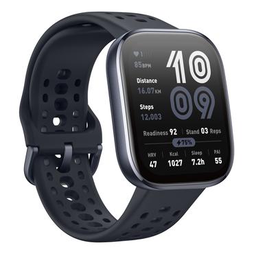 Amazfit Bip 6 Black 5 cm (1.97") AMOLED Digital 390 x 450 pixel Berøringsskærm Sort GPS (satellit)