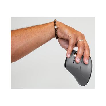 Bakker Elkuizen Mus - RF Wireless + Bluetooth + USB Type-C - 5000 dpi - Batterier/kabel